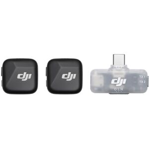 DJI Mic Mini (2 TX + 1 Mobile RX), Wireless Microphone for iPhone/Android, Plug and Play, Compact & Lightweight, Cross-Model Pairing, Premium Audio, Stable Transmission, Noise Cancelling DJI Mic Mini (2 TX + 1 Mobile RX), Wireless Microphone for iPhone/Android, Plug and Play, Compact & Lightweight, Cross-Model Pairing, Premium Audio, Stable Transmission, Noise Cancelling