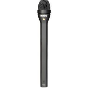RØDE Reporter Handheld Dynamic Interview or Presentation Microphone with Omnidirectional Polar Pattern, Black RØDE Reporter Handheld Dynamic Interview or Presentation Microphone with Omnidirectional Polar Pattern, Black