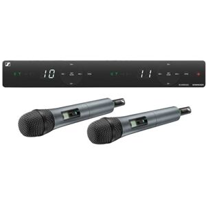 Sennheiser XSW 1-825 DUAL-E 2-Channel Wireless Microphone System for Singers & Presenters Evolution Mic Capsules, Integrated Antennas & up to 10 Compatible Channels (508267) Sennheiser XSW 1-825 DUAL-E 2-Channel Wireless Microphone System for Singers & Presenters Evolution Mic Capsules, Integrated Antennas & up to 10 Compatible Channels (508267)