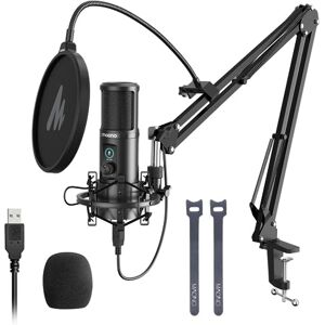 MAONO Microphone AU-PM421 - Cardioid USB Podcast Mic 192KHZ/24BIT - Black MAONO Microphone AU-PM421 - Cardioid USB Podcast Mic 192KHZ/24BIT - Black