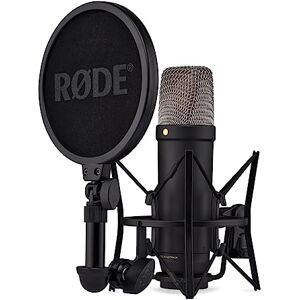 RØDE NT1 5th Generation Large-diaphragm Studio Condenser Microphone with XLR and USB Outputs, Shock Mount and Pop Filter for Music Production, Vocal Recording and Podcasting (Black) RØDE NT1 5th Generation Large-diaphragm Studio Condenser Microphone with XLR and USB Outputs, Shock Mount and Pop Filter for Music Production, Vocal Recording and Podcasting (Black)