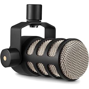 RØDE PodMic Broadcast-quality Dynamic Microphone with Integrated Swing Mount for Podcasting, Streaming, Gaming, and Voice Recording,Black,XLR RØDE PodMic Broadcast-quality Dynamic Microphone with Integrated Swing Mount for Podcasting, Streaming, Gaming, and Voice Recording,Black,XLR