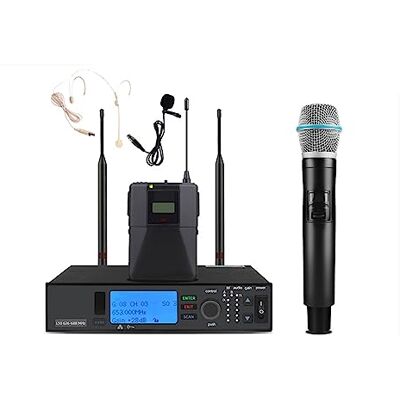YNIYUJKL Sound Card Kit Full Set Beta87A Headset Lavalier Professional Wireless Microphone System Stage Performance Digital Microphone Studio Setup For Recording Mu,Full Set 572-590MHz YNIYUJKL Sound Card Kit Full Set Beta87A Headset Lavalier Professional Wireless Microphone System Stage Performance Digital Microphone Studio Setup For Recording Mu,Full Set 572-590MHz