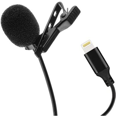 MOJOGEAR Clip Microphone with Lightning Connector Compatible with iPhone 11/12/13/14 with Lightning MOJOGEAR Clip Microphone with Lightning Connector Compatible with iPhone 11/12/13/14 with Lightning
