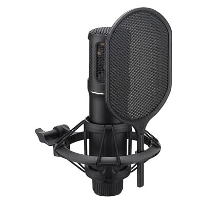 Yamaha YCM705 Condenser Microphone – Studio Quality, 1" Large-Diaphragm, PAD -10/-20 dB, Low-Cut Filters, 20 Hz–20 kHz Frequency Response, High SPL Handling – Black Yamaha YCM705 Condenser Microphone – Studio Quality, 1" Large-Diaphragm, PAD -10/-20 dB, Low-Cut Filters, 20 Hz–20 kHz Frequency Response, High SPL Handling – Black
