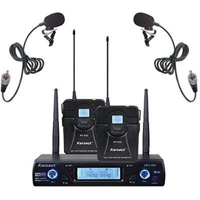 Karsect JRU-562/PT-51C/LT-11A Wireless 2 x Clips Microphone Set Karsect JRU-562/PT-51C/LT-11A Wireless 2 x Clips Microphone Set