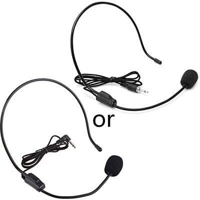 RWAJZAX Professional 3.5mm Microphone Headset Studio Voice Amplifier Clear Sound Mic Conference Guide Microphone Stand RWAJZAX Professional 3.5mm Microphone Headset Studio Voice Amplifier Clear Sound Mic Conference Guide Microphone Stand
