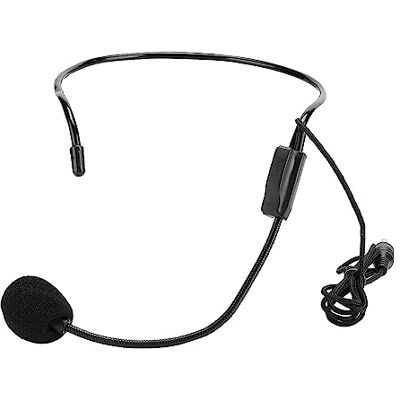 Pissente Wired Headset Microphone for Lectures Teaching Speech, 3.3ft Noise reduction condenser mic, uni-directional pickup, adjustable headset, ideal for classroom Pissente Wired Headset Microphone for Lectures Teaching Speech, 3.3ft Noise reduction condenser mic, uni-directional pickup, adjustable headset, ideal for classroom