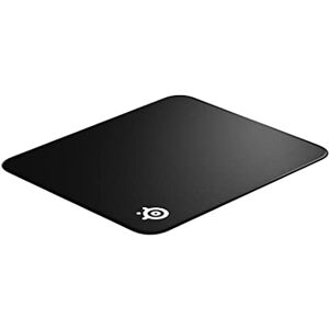SteelSeries QcK Edge Cloth Gaming Mouse Pad Never-fray Stitched Edges Optimized For Gaming Sensors Size L (450 x 400 x 2mm) Black SteelSeries QcK Edge Cloth Gaming Mouse Pad Never-fray Stitched Edges Optimized For Gaming Sensors Size L (450 x 400 x 2mm) Black