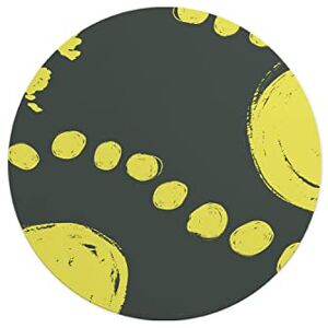 Questo Casa, Round Digital Printed Mouse Pad - Non-Slip, 22cm Questo Casa, Round Digital Printed Mouse Pad - Non-Slip, 22cm