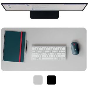 Leitz Large Leather Desk Mat – Recycled Leather Desk Pad, Non-Slip Mat, Premium Writing Pad, Keyboard & Mouse Mat, Laptop Desk Protector for Office & Home, Blotter, Eco-Friendly (70x36cm, Light Grey) Leitz Large Leather Desk Mat – Recycled Leather Desk Pad, Non-Slip Mat, Premium Writing Pad, Keyboard & Mouse Mat, Laptop Desk Protector for Office & Home, Blotter, Eco-Friendly (70x36cm, Light Grey)