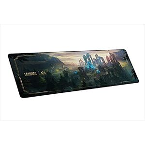 Logitech G840 XL Cloth Gaming Mouse Pad - 900 x 400 mm, 3 mm Thin Mat, Stable Rubber Base, Performance-tuned Surface, Official League of Legends Edition