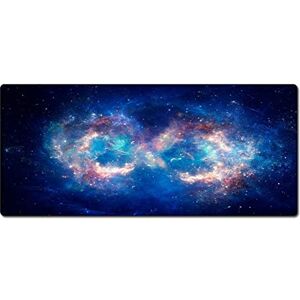 Morain Morian Gaming Mouse Pad 300 * 700 * 3mm Dreamy Starry Sky Non-Slip & Waterproof Computer Mousepad with Stitched Edges for Gaming, Office & Home (G-639)