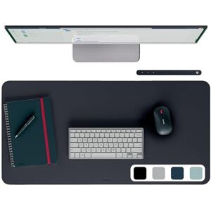 Leitz Large Desk Mat – Waterproof Desk Protector, Non-Slip Writing Pad, Keyboard & Mouse Mat, Office & Home Desk Cover, Durable, Scratch-Resistant, Easy to Clean, PVC (80x40cm, Black) Leitz Large Desk Mat – Waterproof Desk Protector, Non-Slip Writing Pad, Keyboard & Mouse Mat, Office & Home Desk Cover, Durable, Scratch-Resistant, Easy to Clean, PVC (80x40cm, Black)