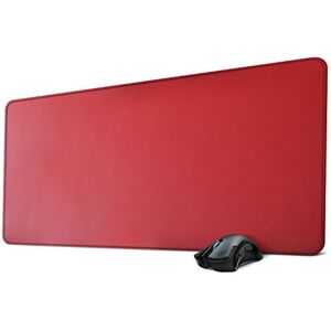 ZORESYN XL Gaming Mouse Pad 90x40cm Waterproof PU Leather Desk Mat with Non-Slip Base Large Extended Keyboard Mousepad for Gamers (Red) ZORESYN XL Gaming Mouse Pad 90x40cm Waterproof PU Leather Desk Mat with Non-Slip Base Large Extended Keyboard Mousepad for Gamers (Red)