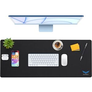 ULTRICS Mouse Mat, 900x400x4mm Extended Gaming Mouse Pad, Stitched Edges Water-Resistant Smooth Surface Mousepad, Non-Slip Rubber Base Large Desk Mat for Keyboard Laptop Computer Office Home – Black ULTRICS Mouse Mat, 900x400x4mm Extended Gaming Mouse Pad, Stitched Edges Water-Resistant Smooth Surface Mousepad, Non-Slip Rubber Base Large Desk Mat for Keyboard Laptop Computer Office Home – Black