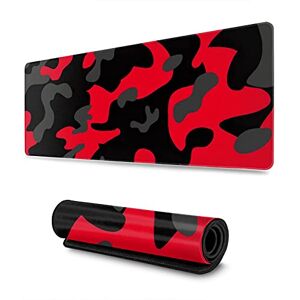 Echoserein Red and Black Camo Camouflage Gaming Mouse Pad Large XL Long Extended Pads Big Mousepad Keyboard Mouse Mat Desk Pad Home Office Decor Accessories for Computer Pc Laptop Echoserein Red and Black Camo Camouflage Gaming Mouse Pad Large XL Long Extended Pads Big Mousepad Keyboard Mouse Mat Desk Pad Home Office Decor Accessories for Computer Pc Laptop