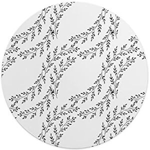 Questo Casa - Round Digital Printed Mouse Pad - Non-Slip Base - 22cm Questo Casa - Round Digital Printed Mouse Pad - Non-Slip Base - 22cm