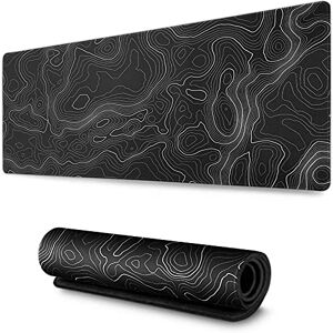 AQQA Large Mouse Pad Mat(11.8x31.5 in Extended Gaming Mouse Pad with Non-Slip Rubber Base,Background Topographic Map Lines Contour Geographic for Gaming Office Laptop Computer Men Women AQQA Large Mouse Pad Mat(11.8x31.5 in Extended Gaming Mouse Pad with Non-Slip Rubber Base,Background Topographic Map Lines Contour Geographic for Gaming Office Laptop Computer Men Women