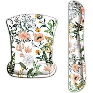 ITNRSIIET Mouse Pad Wrist Support Keyboard Wrist Rest Pad Ergonomic Mousepad Non-Slip Memory Foam Keyboard Pad Easy Typing Pain Relief Perfect for PC Laptop Gaming Office, Floral ITNRSIIET Mouse Pad Wrist Support Keyboard Wrist Rest Pad Ergonomic Mousepad Non-Slip Memory Foam Keyboard Pad Easy Typing Pain Relief Perfect for PC Laptop Gaming Office, Floral