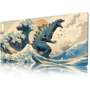 ProbTis Japanese Mouse Pad, Kanagawa Great Wave Mouse Pad, XXL Anime Gaming Keyboard Mat, Stitched Edges Rubber Base, XXL Big Extended Desk Protector for Home Office, 35.4”x15.7” (Sea Wave Monster) ProbTis Japanese Mouse Pad, Kanagawa Great Wave Mouse Pad, XXL Anime Gaming Keyboard Mat, Stitched Edges Rubber Base, XXL Big Extended Desk Protector for Home Office, 35.4”x15.7” (Sea Wave Monster)