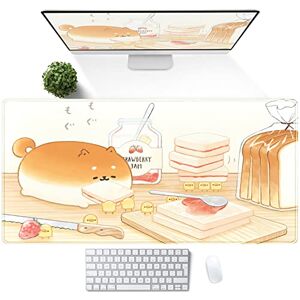 DSKGSJH Cute Desk Mat Anime Cartoon Desk Pad Mouse Pad Kawaii Large Yellow Shiba Inu Gaming Mousepad XXL Laptop Keyboard Desktop Writing Pad Stitched Edge Desk Accessories for Girls Students 31.5''X15.7'' DSKGSJH Cute Desk Mat Anime Cartoon Desk Pad Mouse Pad Kawaii Large Yellow Shiba Inu Gaming Mousepad XXL Laptop Keyboard Desktop Writing Pad Stitched Edge Desk Accessories for Girls Students 31.5''X15.7''