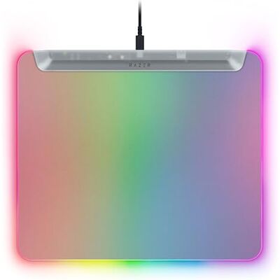 Razer Firefly V2 Pro Phantom White Fully illuminated gaming mouse mat Chroma RGB Micro-textured surface Non-slip base USB hub 360 x 278 mm Phantom White Edition Razer Firefly V2 Pro Phantom White Fully illuminated gaming mouse mat Chroma RGB Micro-textured surface Non-slip base USB hub 360 x 278 mm Phantom White Edition