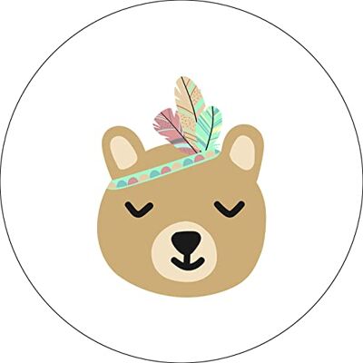 Bonateks , Round Digital Printed Mouse Pad, Non-Slip Base, for Office and Home, Diameter:22cm Bonateks , Round Digital Printed Mouse Pad, Non-Slip Base, for Office and Home, Diameter:22cm