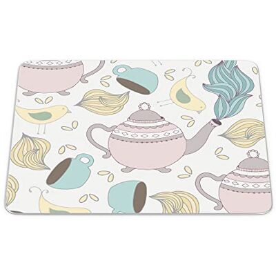 Bonamaison , Rectangle Pop Art Digital Printed Mouse Pad, Non-Slip Base, for Office and Home, Size: 22 x 18 cm Bonamaison , Rectangle Pop Art Digital Printed Mouse Pad, Non-Slip Base, for Office and Home, Size: 22 x 18 cm