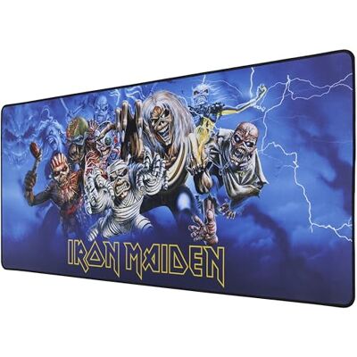 Subsonic Iron Maiden Anti-slip XXL 90 mms x 40 mms beaded finish mouse pad Official License Subsonic Iron Maiden Anti-slip XXL 90 mms x 40 mms beaded finish mouse pad Official License