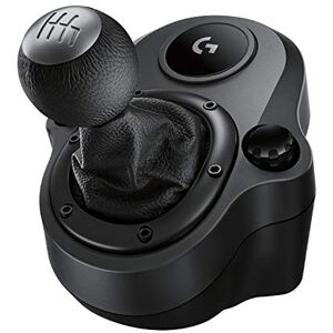 Logitech Driving Force Racing Wheels Shifter for G29, G920 & G923, 6 Speed, Push Down Reverse Gear, Steel and Leather Construction Black Logitech Driving Force Racing Wheels Shifter for G29, G920 & G923, 6 Speed, Push Down Reverse Gear, Steel and Leather Construction Black