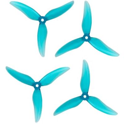 Hrtyvhin Professional 5inch 3 Propellers High, Blue PA Nylon Materials Strong Nylon Construction Reduced Vibrations for Smooth Flying and Flight Controls Hrtyvhin Professional 5inch 3 Propellers High, Blue PA Nylon Materials Strong Nylon Construction Reduced Vibrations for Smooth Flying and Flight Controls