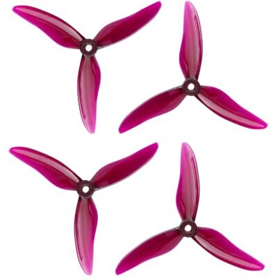 Hrtyvhin Professional 5inch 3 Propellers High, Purple PA Nylon Materials Strong Nylon Construction Reduced Vibrations for Smooth Flying and Flight Controls Hrtyvhin Professional 5inch 3 Propellers High, Purple PA Nylon Materials Strong Nylon Construction Reduced Vibrations for Smooth Flying and Flight Controls