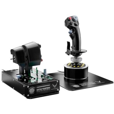 Thrustmaster HOTAS WARTHOG MKII Official U.S. Air Force Replica PC 1:1 scale A-10C licensed replica for air combat, flight stick and throttle, 55 programable buttons, dual-engine control Thrustmaster HOTAS WARTHOG MKII Official U.S. Air Force Replica PC 1:1 scale A-10C licensed replica for air combat, flight stick and throttle, 55 programable buttons, dual-engine control