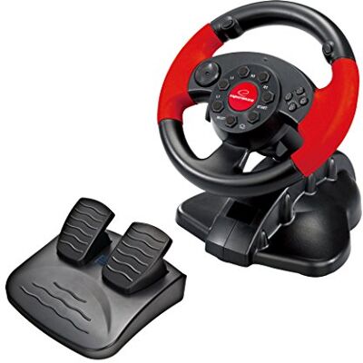 Kit Volant + Pédalier Esperanza EG103 High Octane (PC / PS2 / PS3) Kit Volant + Pédalier Esperanza EG103 High Octane (PC / PS2 / PS3)