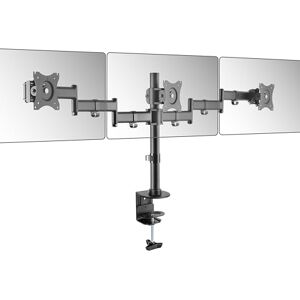 RICOO Monitor Stand Tilt TS5911 Swivel 13-27 Inch VESA 75x75 100x100 Triple Arm Mounting System LED LCD Screen Desk Mount Black RICOO Monitor Stand Tilt TS5911 Swivel 13-27 Inch VESA 75x75 100x100 Triple Arm Mounting System LED LCD Screen Desk Mount Black