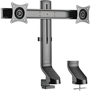 Logilink BP0160 Dual Desk Monitor Mount 2-Way Aluminium for Flat and Curved Monitors (17-27 Inches) Logilink BP0160 Dual Desk Monitor Mount 2-Way Aluminium for Flat and Curved Monitors (17-27 Inches)