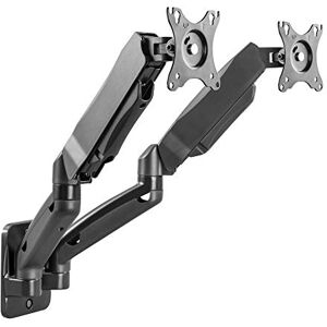 RICOO Monitor Mount 2 Monitors S4711 Wall Mount with Gas Spring Screen Mount 17-32 Inch Swivel & Tilt for Flat & Curved Screens VESA 75x75 100x100 Double Arm Wall Mount RICOO Monitor Mount 2 Monitors S4711 Wall Mount with Gas Spring Screen Mount 17-32 Inch Swivel & Tilt for Flat & Curved Screens VESA 75x75 100x100 Double Arm Wall Mount