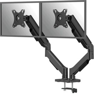 Fellowes Everyday Plus Dual Monitor Arm – Ergonomic Gas Spring Mount for 2 Screens up to 32" (2–9kg), Tool-Free Height Adjust, Tilt, Swivel, Rotate, VESA 75/100, Clamp/Grommet, Cable Management Fellowes Everyday Plus Dual Monitor Arm – Ergonomic Gas Spring Mount for 2 Screens up to 32" (2–9kg), Tool-Free Height Adjust, Tilt, Swivel, Rotate, VESA 75/100, Clamp/Grommet, Cable Management