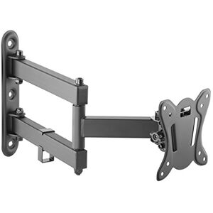 RICOO Monitor Mount Tilt Swivel S7311 Wall Bracket Universal LED Curved QLED QE LCD Riser Flexible Office Adjustable Arm Mounting System 13" 27" Inch VESA 75x75 100x100 Black RICOO Monitor Mount Tilt Swivel S7311 Wall Bracket Universal LED Curved QLED QE LCD Riser Flexible Office Adjustable Arm Mounting System 13" 27" Inch VESA 75x75 100x100 Black
