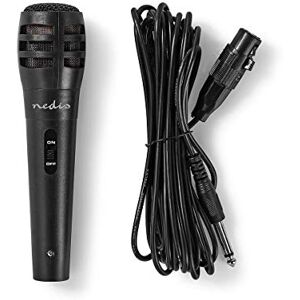 NEDIS MPWD15BK Uni-Directional Dynamic Microphone, sensitivity 72dB +/- 3dB, 80Hz-12kHz, Wired 5m,Black NEDIS MPWD15BK Uni-Directional Dynamic Microphone, sensitivity 72dB +/- 3dB, 80Hz-12kHz, Wired 5m,Black
