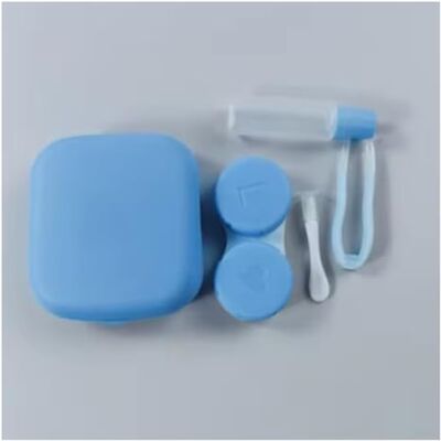 FJOADNVM Contact Lens Cases 2pc Colorful Eye Contact Lenses Cases Contacts Lens Container Case Mini Pocket Box(Blue) FJOADNVM Contact Lens Cases 2pc Colorful Eye Contact Lenses Cases Contacts Lens Container Case Mini Pocket Box(Blue)