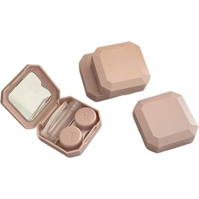 QXBFNDC Contact Lens Case with Lenses 2pc Multicolour Eyes Contact Case Lenses Pupils Kit Cute Lens Holder Travel Bottles Set Container(Pink) QXBFNDC Contact Lens Case with Lenses 2pc Multicolour Eyes Contact Case Lenses Pupils Kit Cute Lens Holder Travel Bottles Set Container(Pink)