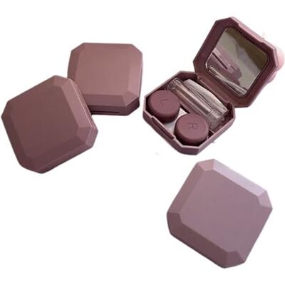 FJOADNVM Contact Lens Cases 2pc Multicolour Eyes Contact Case Lenses Pupils Kit Cute Lens Holder Travel Bottles Set Container(Rose) FJOADNVM Contact Lens Cases 2pc Multicolour Eyes Contact Case Lenses Pupils Kit Cute Lens Holder Travel Bottles Set Container(Rose)