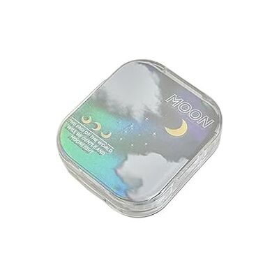 CVEVSFG 3pc Laser Cloud Lens Container Women Dreamy Contacts Case Color Contact Lenses Storage Box Portable Travel Set(Color3) CVEVSFG 3pc Laser Cloud Lens Container Women Dreamy Contacts Case Color Contact Lenses Storage Box Portable Travel Set(Color3)