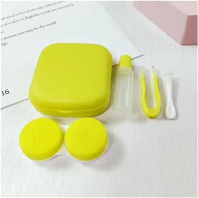 FJOADNVM Contact Lens Cases 2pc Colorful Eye Contact Lenses Cases Contacts Lens Container Case Mini Pocket Box(Green) FJOADNVM Contact Lens Cases 2pc Colorful Eye Contact Lenses Cases Contacts Lens Container Case Mini Pocket Box(Green)