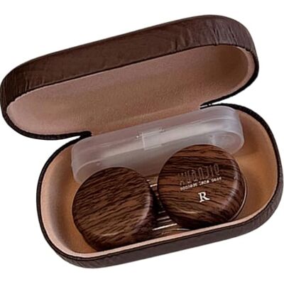 RAFGALDEX Practical PU Contacts Lens Storage Box Contacts Container with Suction Cup Tool and Tweezers for Travel Eye Care Needs Travel-Friendly PU Leather Lens Container with Secure Seal and Wearing Tool RAFGALDEX Practical PU Contacts Lens Storage Box Contacts Container with Suction Cup Tool and Tweezers for Travel Eye Care Needs Travel-Friendly PU Leather Lens Container with Secure Seal and Wearing Tool