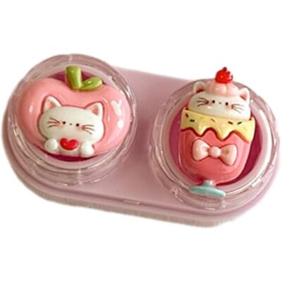 FGDTREE Lenses Case Eye Remover Plunger Suction Cup Travel Storage Inserter Remover Tool Safe Lens Placement Lenses Organizers FGDTREE Lenses Case Eye Remover Plunger Suction Cup Travel Storage Inserter Remover Tool Safe Lens Placement Lenses Organizers
