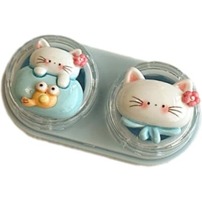 FGDTREE Lenses Case Eye Remover Plunger Suction Cup Travel Storage Inserter Remover Tool Safe Lens Placement Lenses Organizers FGDTREE Lenses Case Eye Remover Plunger Suction Cup Travel Storage Inserter Remover Tool Safe Lens Placement Lenses Organizers