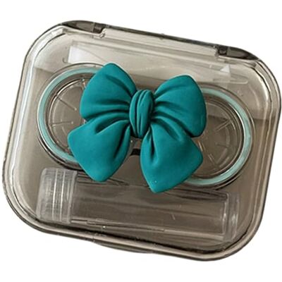 OSNIYAW Bowknot Design Lenses Case with Suction Cup Wearing Tool Tweezers and Solution Bottle for Travel Storage Contacts Lens Wearing Tool OSNIYAW Bowknot Design Lenses Case with Suction Cup Wearing Tool Tweezers and Solution Bottle for Travel Storage Contacts Lens Wearing Tool